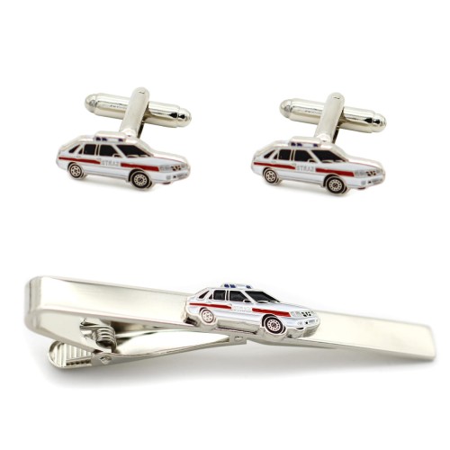 Komplet spinek do mankietów i krawata POLONEZ