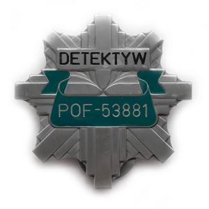 Odznaka gwiazda DETEKTYW