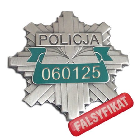 Gwiazda POLICYJNA z losowym numerem