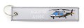 Popielaty brelok lekki cywilny śmigłowiec Agusta A109C