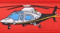 Czerwony brelok śmigłowiec Agusta A109C - powiększenie