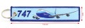 Brelok Boeing 747 samolot pasażerski dalekiego zasięgu - wymiary