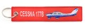 Czerwony brelok samolot turystyczny Cessna 177