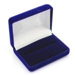 Etui flokowane szafirowe jednorzędowe