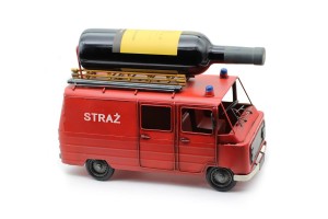 Stojak na wino - żuk strażacki