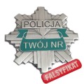 Gwiazda POLICYJNA z losowym numerem