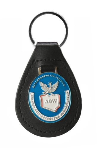 Tłoczony brelok z logo ABW