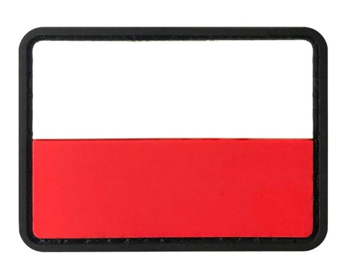 Gumowa naszywka flaga polski