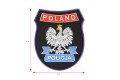 Naszywka POLICJA Poland wymiary