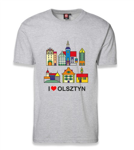 Popielata koszulka Olsztyn