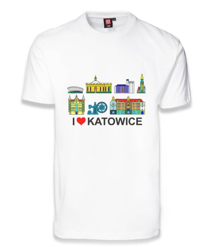 Biała koszulka Katowice
