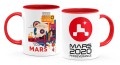 Kubek NASA MARS 2020 oba czerwone