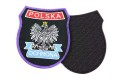 Naszywka OCHRONA Polska z tyłu z ostrym rzepem