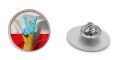 pins Viktoria Ukraina srebrna obwódka i tył