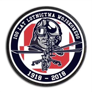 Naszywka DTF 100 LAT LOTNICTWA śmigłowiec Mi-24