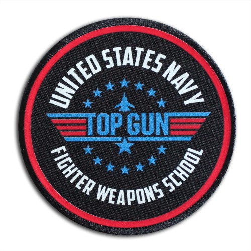 TOP GUN naszywka DTF