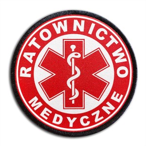 Naszywka DTF emblemat RATOWNICTWO MEDYCZNE