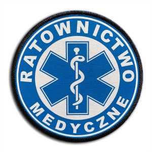 Naszywka DTF emblemat RATOWNICTWO MEDYCZNE