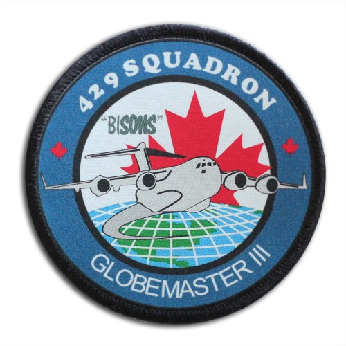 429 SQUADRON globemaster III naszywka drukowana