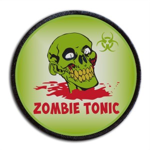 Naszywka plakietka emblemat na rzep ZOMBIE TONIC