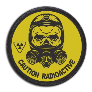Naszywka CAUTION RADIOACTIVE plakietka rzep