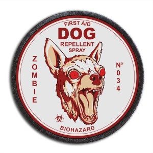 Naszywka FIRST AID DOG REPELLENT SPRAY ZOMBIE rzep