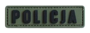 Naszywka POLICJA PVC 3D