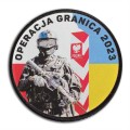 Operacja Granica 2023 Słup Graniczny Naszywka drukowana dtf