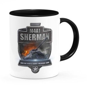 Kubek amerykański czołg średni M4A1 Sherman