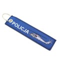 Black Hawk Policja brelok Remove Before Flight