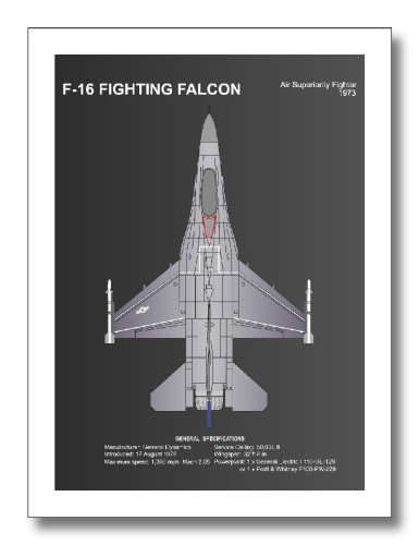 Samolot wielozadaniowy F-16 Jastrząb Fighting Falcon