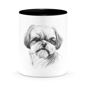 Kubek Shih tzu wesoły pies do towarzystwa