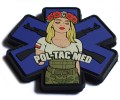 POL-TAC MED niebieska naszywka skos