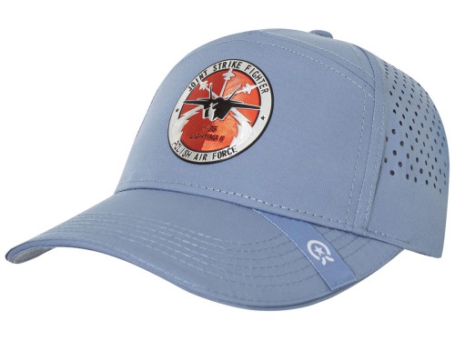 Czapka F-35 błękitna z elastomerem