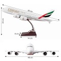 Airbus A380 Emirates wymiary