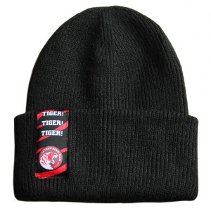 Ciepła czarna czapka zimowa F-16 Tiger Demo Team