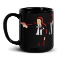 Czarny kubek PULP FICTION ucho po lewej