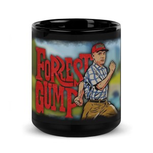 Czarny kubek z filmu Roberta Zemeckisa Forrest Gump