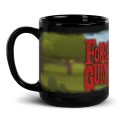 Czarny kubek FORREST GUMP ucho po lewej