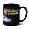 Czarny kubek BACK TO THE FUTURE ucho po prawej