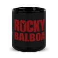 Czarny kubek ROCKY BALBOA środek