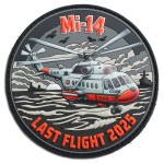 Naszywka guma 3D z oboma rzepami śmigłowiec Mi-14 w wersji SAR