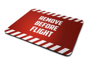 RBF podkładka pod myszkę Remove Before Flight