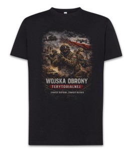 Czarny T-Shirt WOT Wojska Obrony Terytorialnej