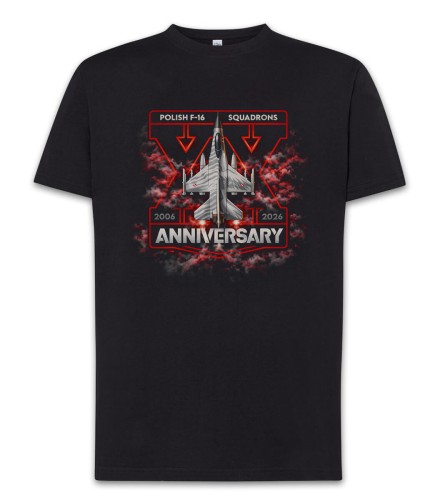 Koszulka 20 LAT f-16 W POLSCE
