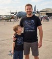 Koszulka C-130 HERCULES ojciec z synem