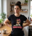 Koszulka damska lekko wnerwiona MAMA MA ZAWSZE RACJĘ
