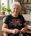 Koszulka damska NAJLEPSZA BABCIA NA ŚWIECIE robi na drutach