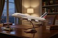 Airbus A380 Air France w gabinecie na biurku