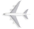 Airbus A380 Air France widok z góry